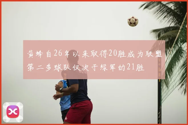 黄蜂自26年以来取得20胜成为联盟第二多球队仅次于绿军的21胜