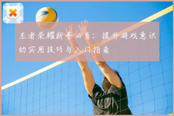 王者荣耀新手必看:提升游戏意识的实用技巧与入门指南