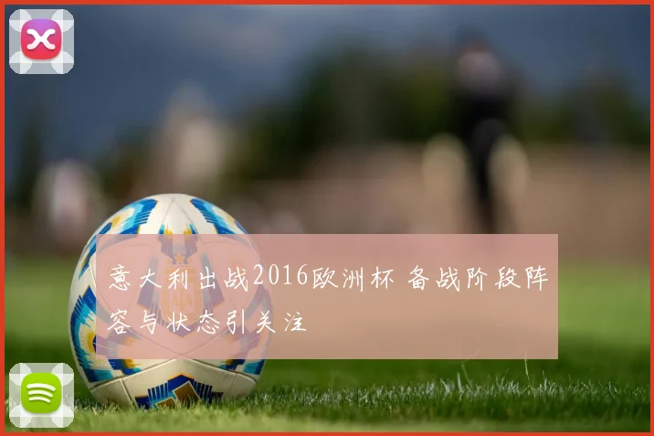 意大利出战2016欧洲杯 备战阶段阵容与状态引关注