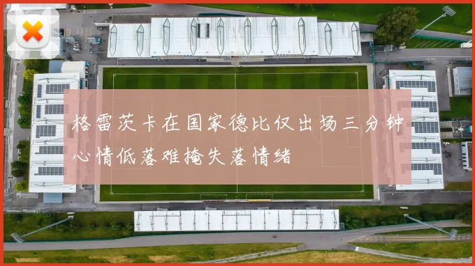 格雷茨卡在国家德比仅出场三分钟心情低落难掩失落情绪